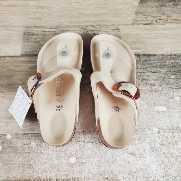 Birkenstock Gizeh Sandals Womens Sz 5 Thong Toe Sandal - Picture 4 of 13